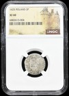 Ngc Xf40  Poland 1625 King Sigismund Iii  Silver 3p 3 Polker Coin 1587-1632 Ad