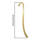 40 Pieces Metal Bookmarks Book Mark With Hook Beading