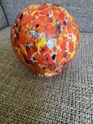 Vintage Czechoslovkia Czech Spatter Confetti Glass Lamp Shade