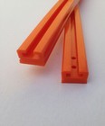 Uhmw Hyfax Slides For Arctic Cat 56  Long - Pair - Orange