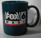 Vintage Wbrc Fox 6 Birmingham News Station Ceramic Coffee Mug Cup Alabama Logo
