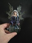 Amy Brown Fairies Fairy Collectible Crystal Ball Pixie Figurine 6  Purple Gothic