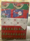Vintage Nos Merry Brite Flat Sheet Christmas Wrapping Paper 8 Sheets  50 Sq  Ft