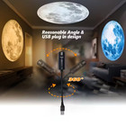 Galaxy Planet   Moon Projector Lamp Led 360   Rotating Night Light Usb Powered Us