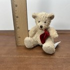Crabtree   Evelyn By Russ Berrie Small 3  Teddy Bear Red Sox Plush Toy Figure