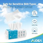 Face Towels Disposable 600ct Sensitive Skin Makeup Removing Facial Wipes Aldea