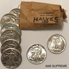  1  Walking Liberty Half Dollar From Obw Roll Estate Ch-gem Bu Unc 90  Silver