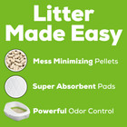 Purina Tidy Cats Breeze Cat Litter Box Starter Kit Xl  Absorbent Pads    Pellets