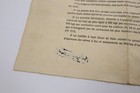 Vtg Original Early French Belgium Browning Superposed Testing Certificate Signed