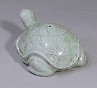 A Very Rare fine large Korean Turtle Shaped White Water Dropper-19th C 