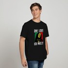 Bob Marley One Love Crewneck Unisex T-shirt  Reggae Shirt  Gifts For Fan Shirt