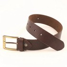 Genuine Men s Leather Full Grain Belt Handmade Adjustable