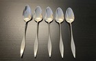 Sterling Silver Reed   Barton Lark 5 Pc Lot 6 25    Spoon 155  Grams  a 