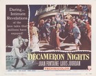  decameron Nights -original Lobby Card Set  8 -joan Fontaine-louis Jourdan