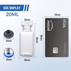1000pcs 2 3 5 10 20ml Glass Vials Headspace Vials Lab Vials W  Caps Crimp Top Us
