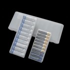 10 Slot Plastic Hard Container Case Battery Storage Box For Aaa aa 18650 Battery