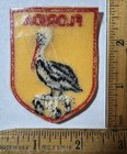 Vintage Florida Pelican Iron On Patch Voyager Travel Souvenir