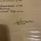 Vintage 1967 Georgia Governor    lester Maddox    Hand Signed Proclamation Autograph