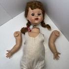 Vintage 1950   s Ideal Saucy Walker 22    Doll Flirty Eyes Plastic  needs Work 