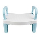 Folding Kids Step Stool For Toilet   Sink  Adjustable Handle - Turquoise