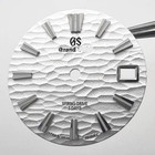 New 28 5mm Sea Waves Luminous Metallic Watch Dial Date For Nh35 36