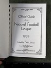 1939  Nfl Football League Rules Manual Book Media Guide  Spalding Repromt