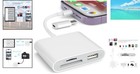 Sd Card Reader For Iphone  Memory Card Reader With Usb Camera Adapter Plug An   