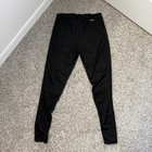 Adidas Women   s Black Athletic Leggings Size Xs Zip Ankle Pockets