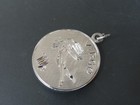 Vtg Wells Virgo Horoscope Astrological 925 Sterling Silver Charm Pendant 3 8g