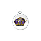 Lsu Tigers Glass Cabochon Charms