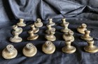 19 Brass Mid Century Modern Drawer Pulls Knobs Hardware Lot
