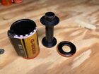 35mm Reusable Metal Snap Cap Bulk Film Canisters  x5  135 35 Reload Reloadable