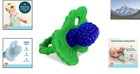 Berry-shaped Infant Teether Toy - Soft Silicone Razberry Design For Sore Gums