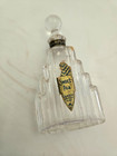 Antique Clear Glass Skyscraper Perfume Bottle-sweet Pea- Jardeau  2212