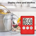 Large Lcd Digital Kitchen Cooking Timer Count-down Up Clock Loud Alarm Magnetic