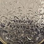 Vintage Schenley Whiskey Decanter 32oz Glass Bottle Embossed W  Ornate Design 