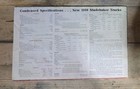 1949 Studebaker Truck Color Fold Out Brochure