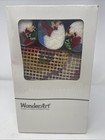 Santa Latch Hook Kit Wonder Art Pillow 12  X 12  Christmas Santa Claus 4634 New 