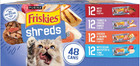  2 Pack friskies Shreds In Gravy Variety Pack Canned Cat Food  5 5-oz case Of 48
