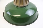 Vintage Pyle National Explosion Proof Green Porcelain Industrial Light 18 5 w
