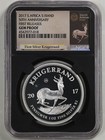 South Africa 2017 1oz Silver 50th Anniv Krugerrand Gem Proof Ngc 4542977-018 Ogp