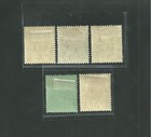 Gold Coast Scott  71 72 73 74   75 Mint Hinged Lot Of 5 Postage   Revenue Stamps