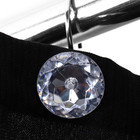 Crystal Diamond Shower Curtain Hooks  Clear Rhinestones Decorative Shower Curtai