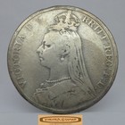 1889 Great Britain Silver 1 Crown -  c57162nq