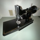 1956 Singer Featherweight 221 Sewing Machine With Case And Accessories
