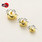 Open Crimp Covers Beads For Diy Jewelry Making Gold Look Stopper 3 To 5mm