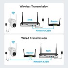 5mp Wireless Home Cctv Security Camera System Wifi Outdoor 360   Ptz 1tb 10ch Nvr