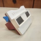 Rare Vintage Gaf View-master Red White W blue Handle Viewer Viewmaster