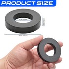 Large Magnet - Grade 10 Big Magnets Heavy Duty  Od60 X Id32 X 10mm Strong Round
