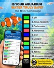 Digital Aquarium Water Test Kit  App-enabled 10-in-1 Fish Tank Test Kit For F   